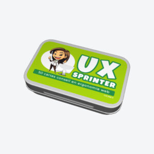 UX SPRINTER - 50 cartes conseil en ergonomie web